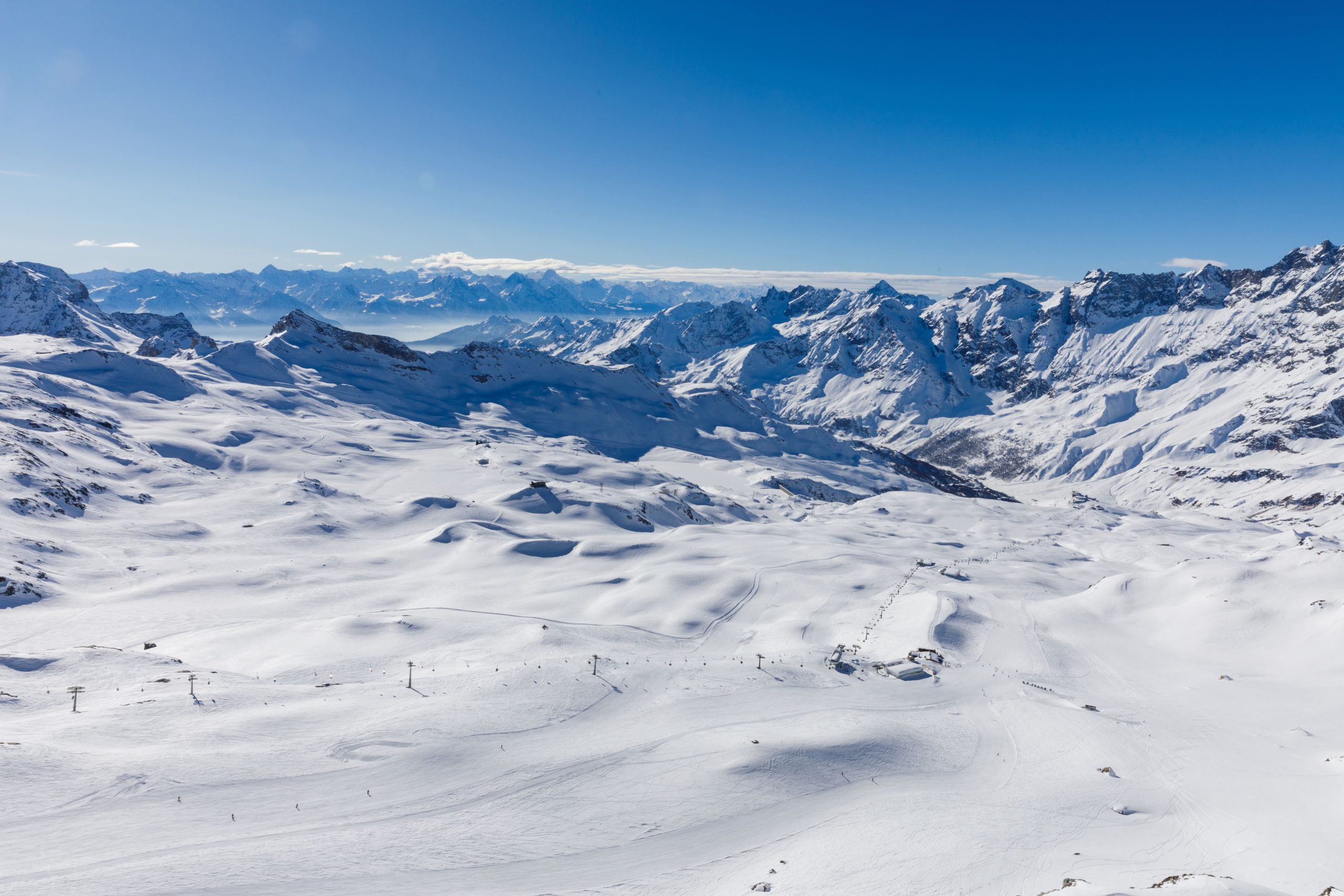 Cervinia Glacier, Italy. Photo from Adobe by Reto.