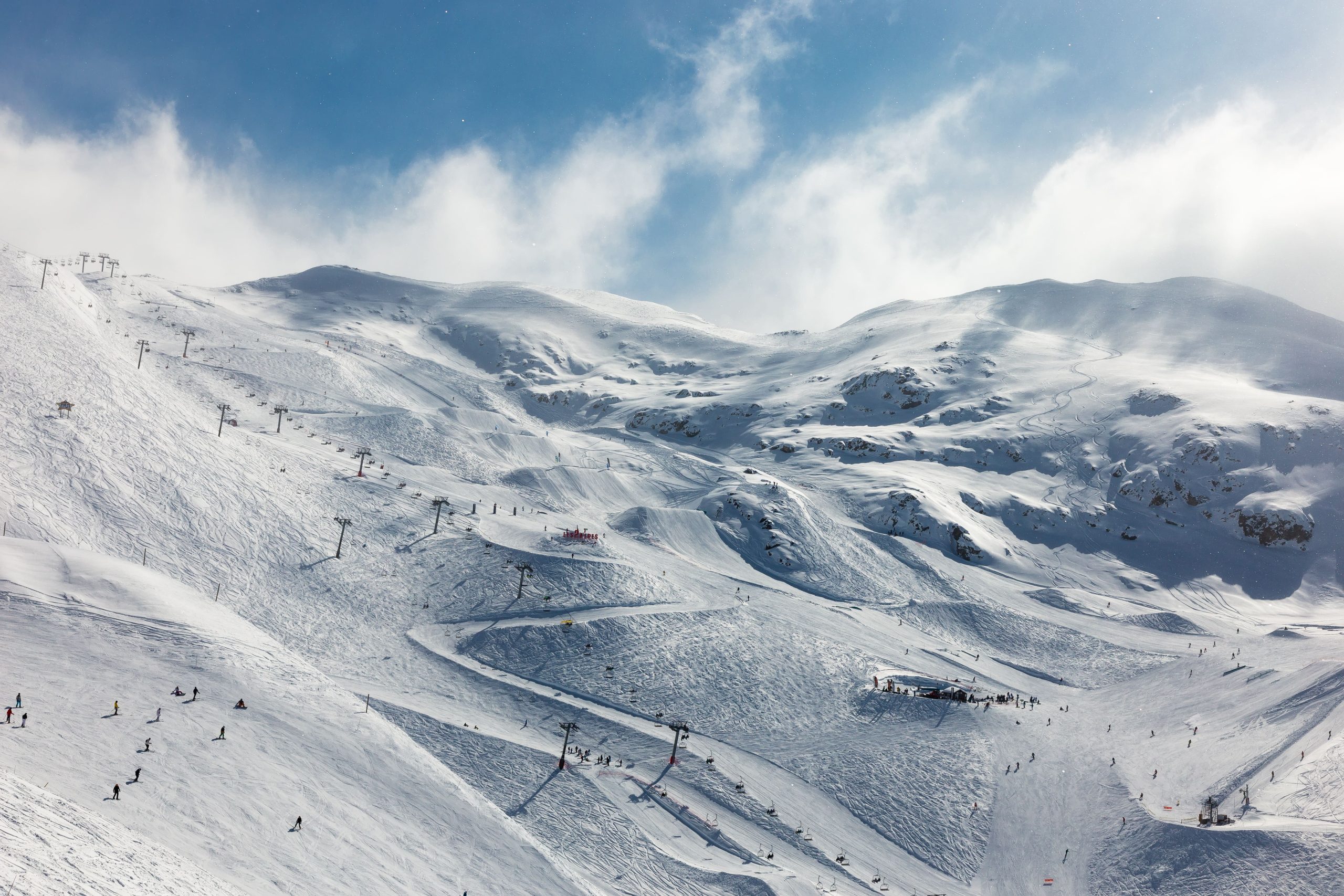 Lex Deux Alps Glacier, France. Photo from Adobe by Sebastian.