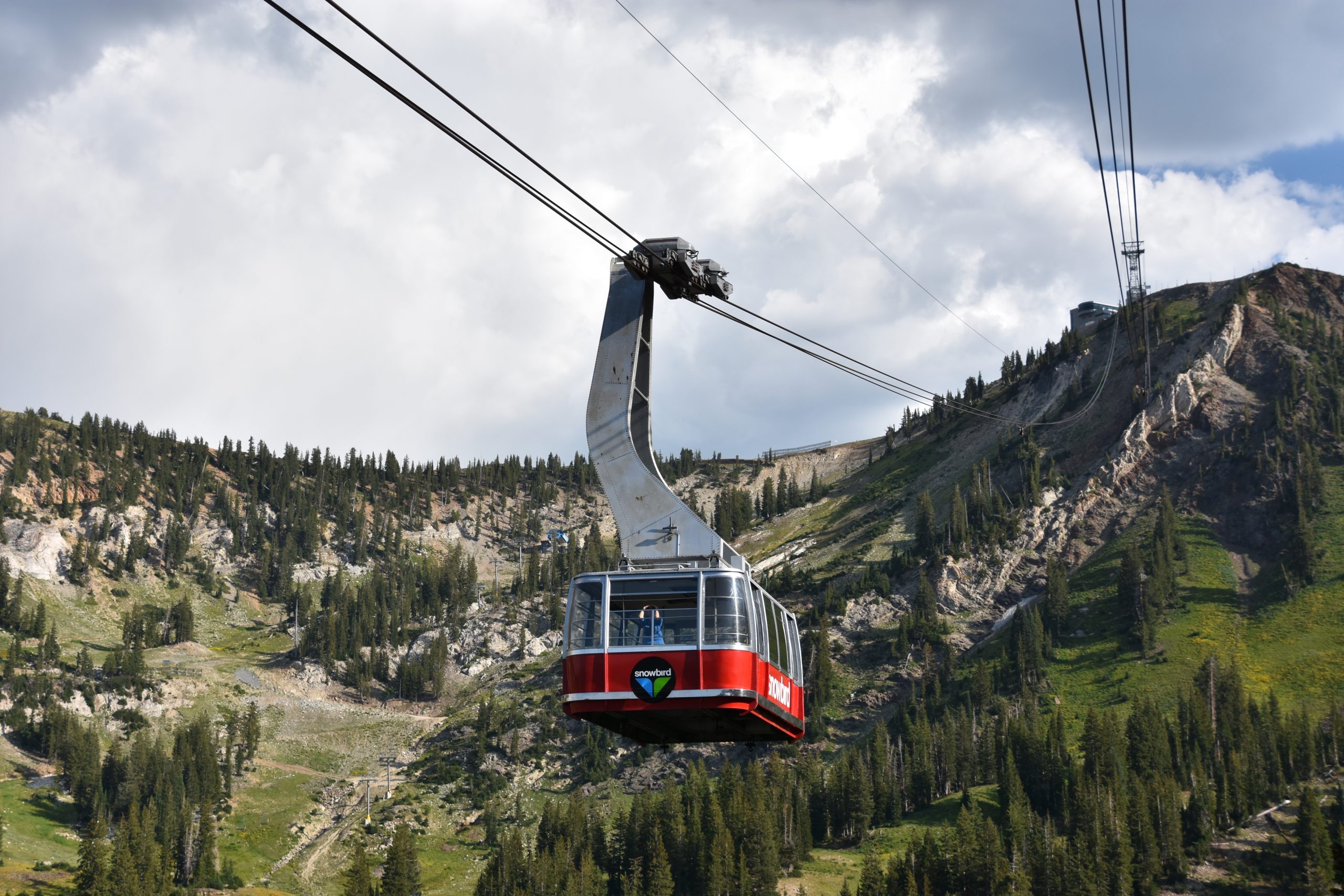 Aerial Tram Lifts at Snowbird Ski Resort. © Ritu Jethani | Dreamstime.com