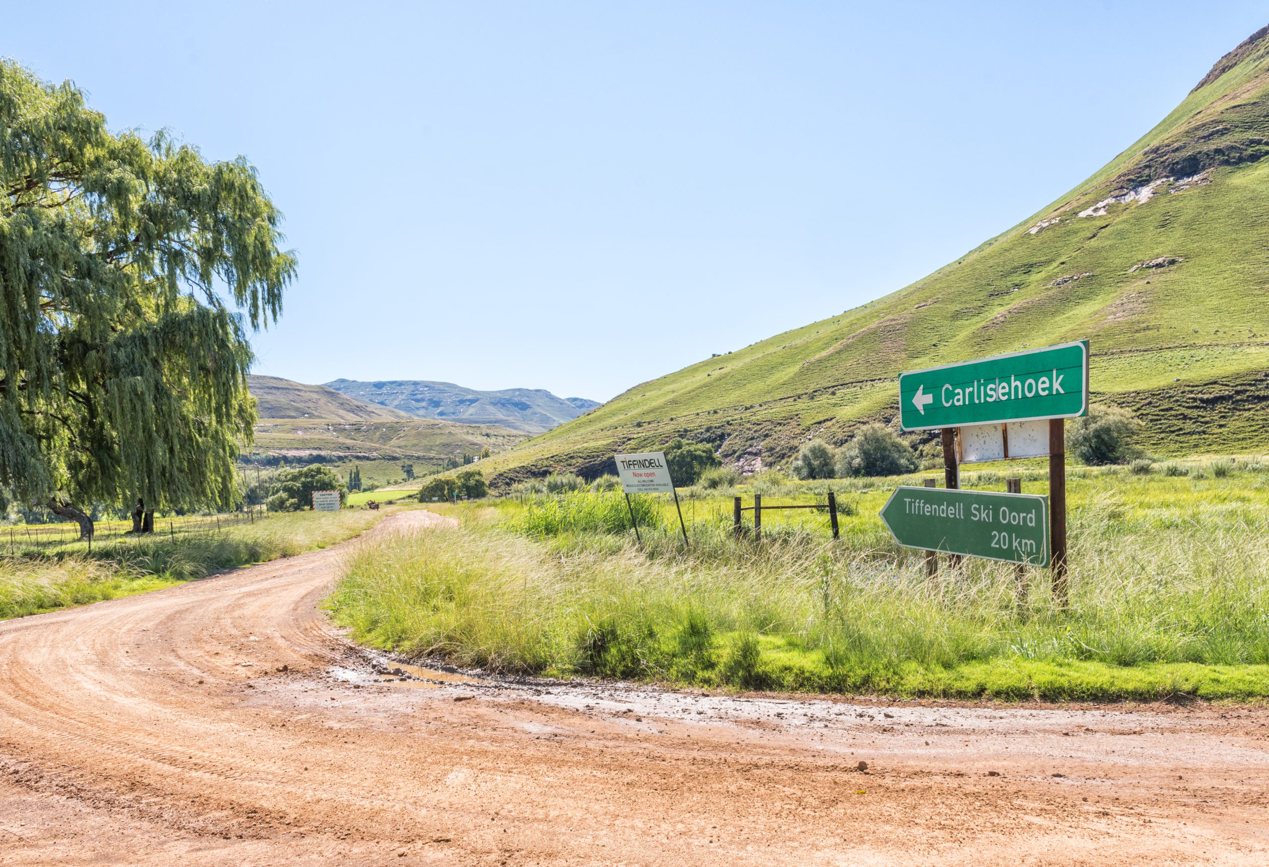 Tiffendell ski resort road sign.  © Grobler Du Preez | Dreamstime
