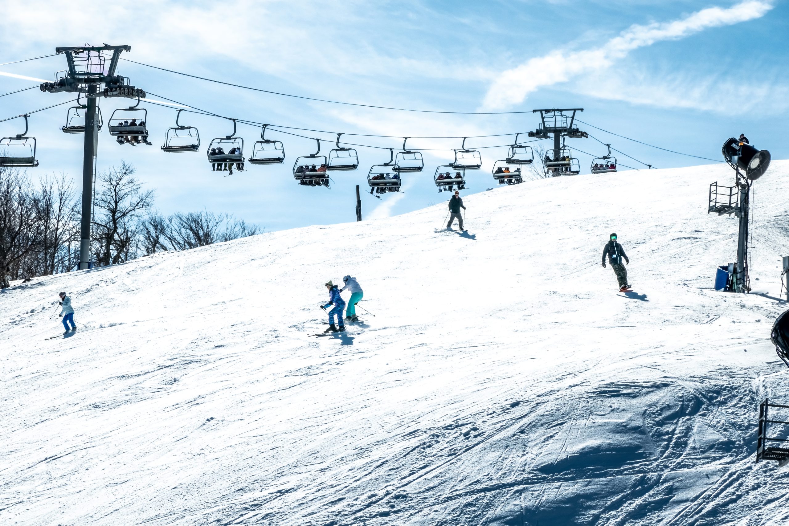 Winter experience at Beech Mountain Ski Resort. © Alex Grichenko | Dreamstime.com