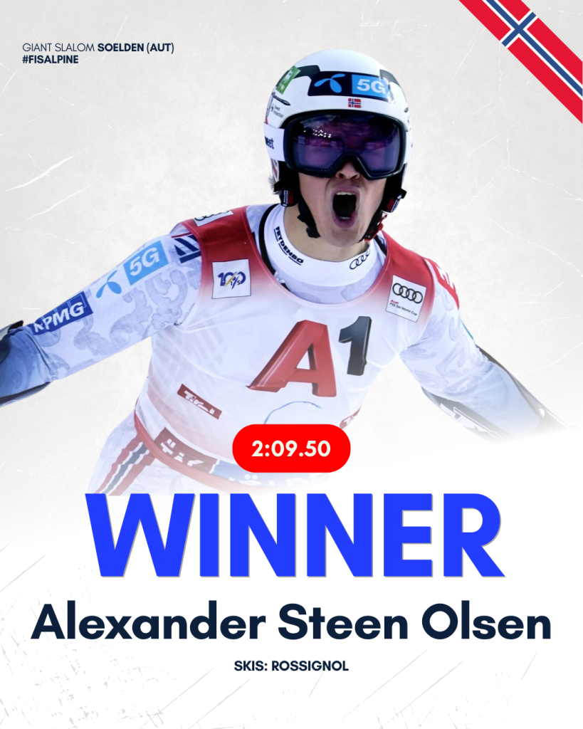 Men's Sölden Race: Surprises, Emotions and Brazilian Samba 5 Alexander Steen Olsen - Winner of the Soelden Men's 2024