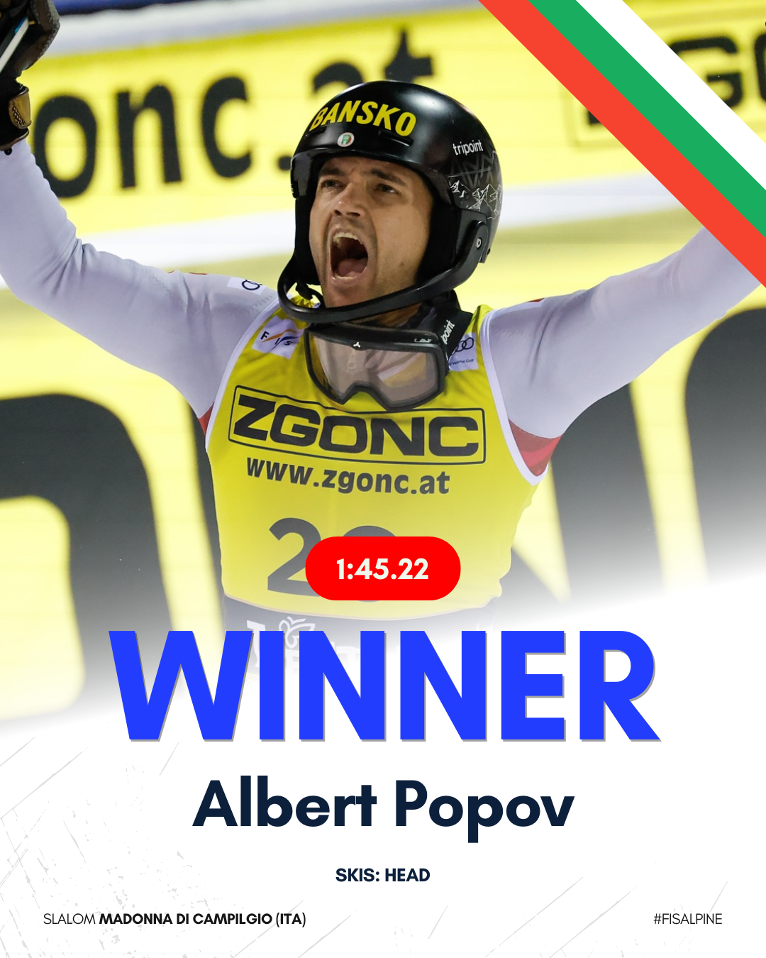 The Crazy Night Race in Madonna 3 Skiersplanet winnerspost